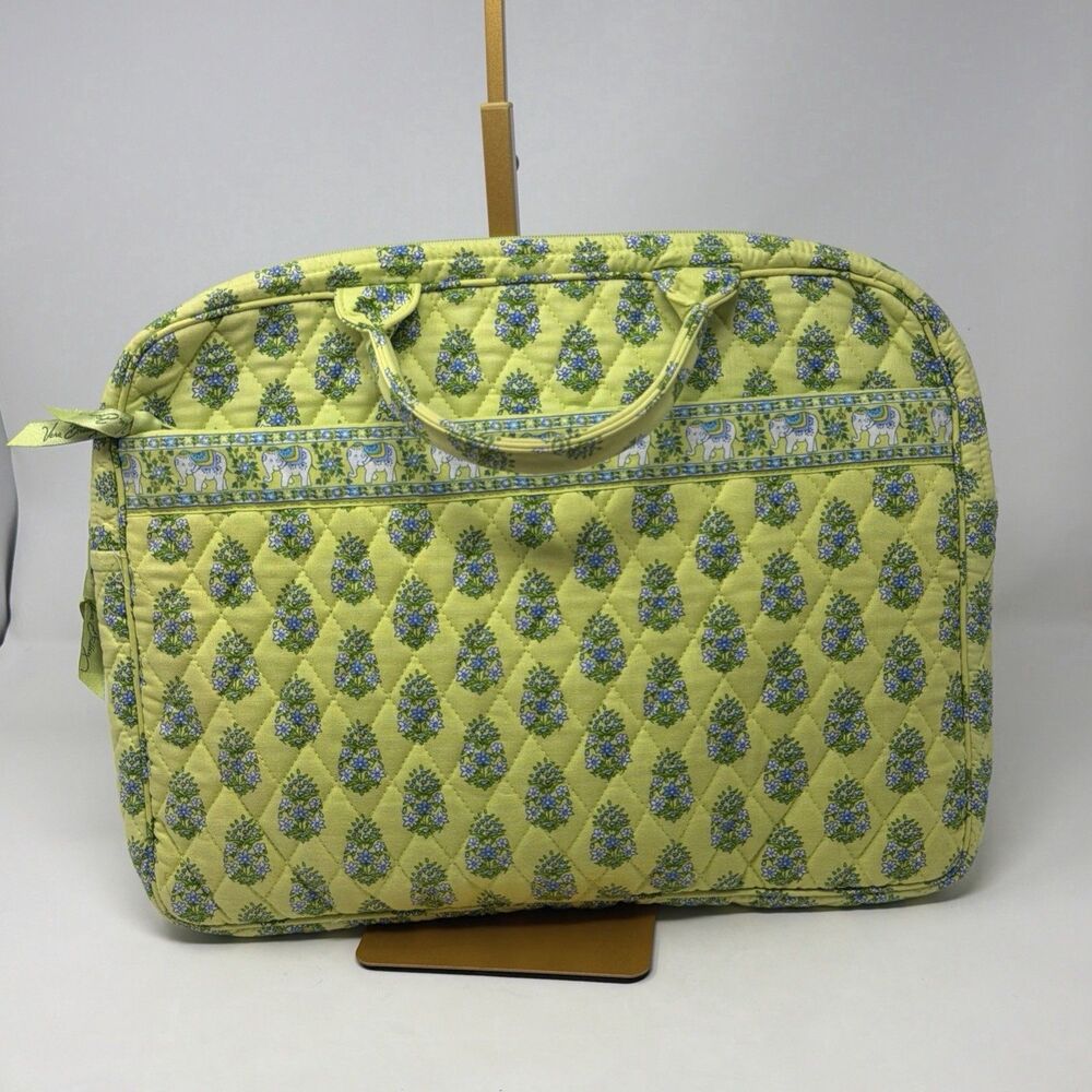 Vera Bradley Citrus Laptop Case Bag Elephant Floral Retired Spring 2006